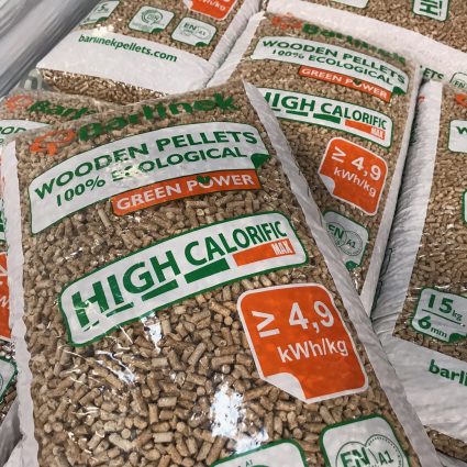 TILBUD! Barlinek Træpiller 6mm 990kg (1 pl.) FRIT LEVERET uge 10.